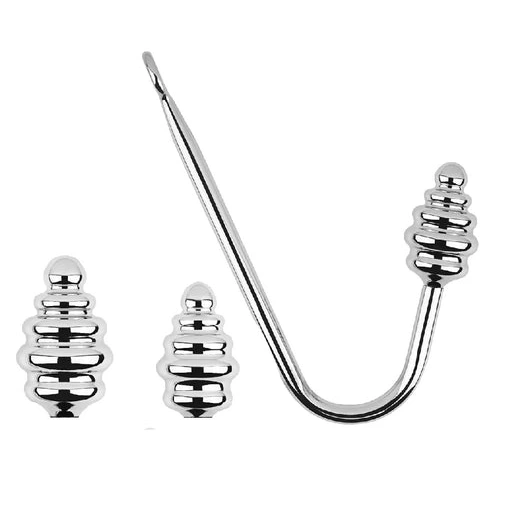 Set Hook Screw-in GreatBenefit Anal 8826 Ribbed 0302